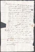 1583 Azonosítatlan személy levele Körmöcbánya város magisztrátusának különféle kereskedelmi ügyekben...