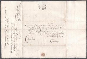 1583 Azonosítatlan személy levele Körmöcbánya város magisztrátusának különféle kereskedelmi ügyekben...