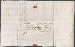 1786 Mednyánszky Antal földbirtokos levele Novotny Bernát illavai felvigyázó részére egy illavai lak...