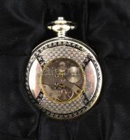 Heritage collection Marseille típusú mechanikus, gyűjtői zsebóra, eredeti dobozában, leírással, újsz...