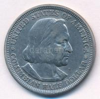 Amerikai Egyesült Államok 1892. 1/2$ Ag Columbiai fél dollár T:2  USA 1892. 1/2 Dollars Ag Columbian Half-Dollar C:XF Krause KM#117