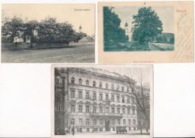 40 db VEGYES magyar város képeslap és motívumlap / 40 mixed Hungarian town-view postcards and motive...