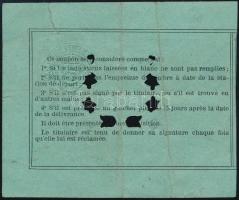 1887 Belga vonatjegy / Belgian railway ticket