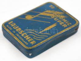 Laubscher gramofontű doboz festett fém