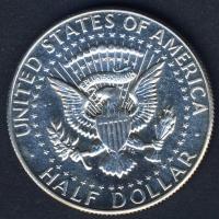 USA 1966. 1/2$ Ag "Kennedy" T:2