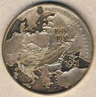 1991. "Megszálló szovjet csapatok kivonulása" fém emlékérem T:PP
