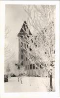 Saint-Benoit-du-Lac (Quebec), Monastere Saint-Benoit-du-Lac / abbey, monastery in winter. Studio Prisma phot.