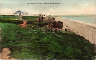 Milford on Sea, Beach from West (Rb)