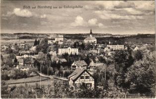 Starnberg, Blick auf Starnberg von der Ludwigshöhe / general view. Verlag v. Lorenz Fränzl 4581.