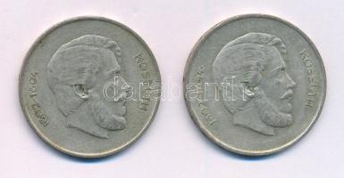 1947. 5Ft Ag "Kossuth" (2x) T:2- kis patina Adamo F8.1