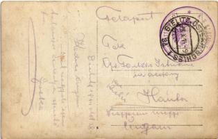 1914 Bielsko-Biala, Bielitz; osztrák-magyar katonák autóban / WWI K.u.K. (Austro-Hungarian) military...