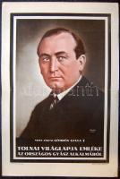 1938 Gömbös Gyula gyászplakát 35x50cm (kis saroktörés)