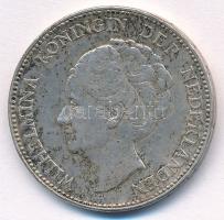 Hollandia 1938. 1G Ag I. Vilma T:2 Netherlands 1938. 1 Gulden Ag Wilhelmina I C:XF Krause KM#161.1