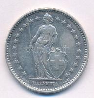 Svájc 1928B 2Fr Ag T:2- Switzerland 1928B 2 Francs Ag C:VF patina Krause KM#21