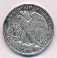 Amerikai Egyesült Államok 1987. 1 Uncia Ag "Liberty" (39mm/0.999/30,80g) T:2- ph.
USA 198...