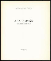 Magyar Nemzeti Galéria kiállítási katalógusai, 2 db: Aba-Novák emlékkiállítás (1962), színes és feke...