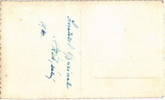 1940 Magyar tábornok (?) (Báthy Kálmán?) kitüntetésekkel / WWII Hungarian military, general (?) with...