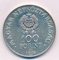 1972. 100Ft Ag "Budapest" T:BU patina
Adamo EM40