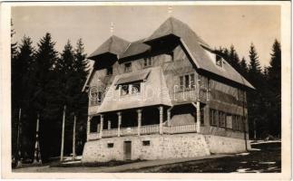 Hargitafürdő, Hargita-fürdő, Harghita-Bai; Uz-Bencze menedékház. Andory Aladics Zoltán mérnök felvétele / rest house