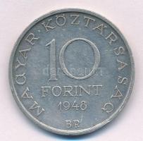 1948. 10Ft Ag "Széchenyi" T:2,2- patina
Adamo EM2