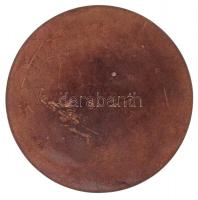 1972. "1000 éves Székesfehérvár" öntött Br plakett (84mm) T:2