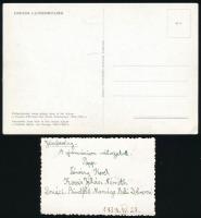 2 db labdarúgással kapcsolatos fotó és fotólap: Union Luxembourg, 1962-63, fotólap + 1939, Jászberén...