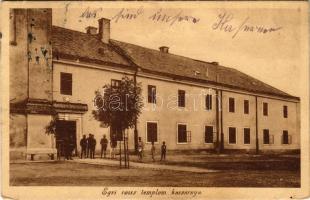 1918 Eger, rossz templom kaszárnya, Trinitárius laktanya (Rb)