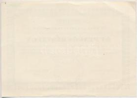 1940. "A Móri Járási Ipartestület" 5P névértékű részjegye, bélyegzéssel T:III szép papír