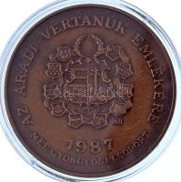 Bognár György (1944-) 1987. "MÉE Gyöngyösi Csoport - Aradi Vértanúk / Nagysándor József" B...