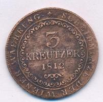 1812O 3kr Cu "I. Ferenc" T:2-