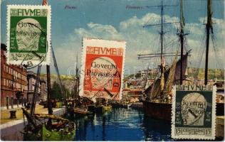 Fiume, Rijeka; Fiumare / port, ships