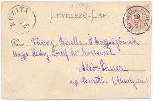 1899 Tátra, Tatry; Virágvölgy, Blumental, Kvetnica;  szálloda, nyaraló / hotel, villa (vágott / cut)