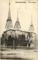 1915 Máramarossziget, Sighetu Marmatiei; Református templom. Wizner és Dávid kiadása / Calvinist church (EK)