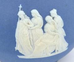 Wedgwood váza, jelzett, lepattanással, m: 13 cm