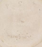 Wedgwood váza, jelzett, lepattanással, m: 13 cm