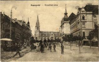 1916 Kaposvár, Erzsébet utca, templom (EB)