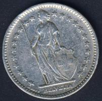 Svájc 1886B 2Fr Ag T:3