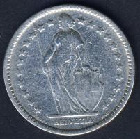 Svájc 1909B 2Fr Ag T:3