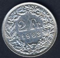 Svájc 1963B 2Fr Ag T:2/3+