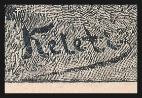 cca 1900 Morelli Gusztáv (1848-1909)-Kelety Gusztáv (1834-1902): Der Plattensee bei Aliga, a Balaton...