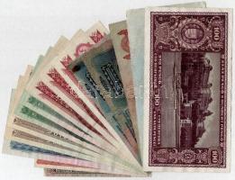 15db-os, 13xklf magyar bankjegy tétel T:III