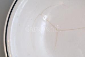 1 db sörös korsó, mázas kerámia, Sopron címerrel és felirattal, apró lepattanással, m. 12,5 cm + 2 d...