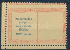 1932 Óceánrepülők világkongresszusa Róma levélzáró