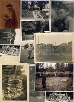 cca 1920-1940 13 db érdekes cserkész fotó