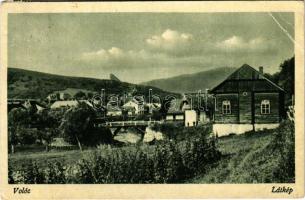1944 Volóc, Volovec, Volovets; látkép, híd / general view, bridge (EB)