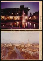 cca 1960-1970 Kecskeméti sajtófotók (szüreti gyümölcscímer, városképek, stb.), 7 db, 13×18 cm