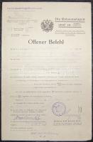 1916 I. világháborús nyílt parancs