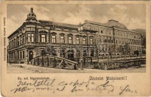 1903 Miskolc, Református főgimnázium. Gedeon András kiadása (EK)