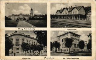 1935 Keszthely, Herceg Festetics kastély, Vasútállomás, Eötvös-alap, Dr. Jobs szanatórium (EK)