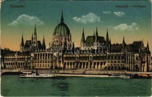 Budapest V. Országház, Parlament, gőzhajó